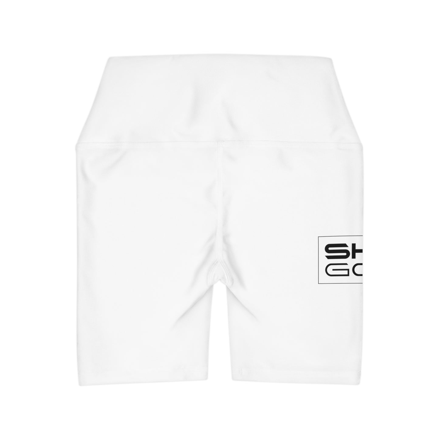 High Waisted Yoga Shorts (AOP)